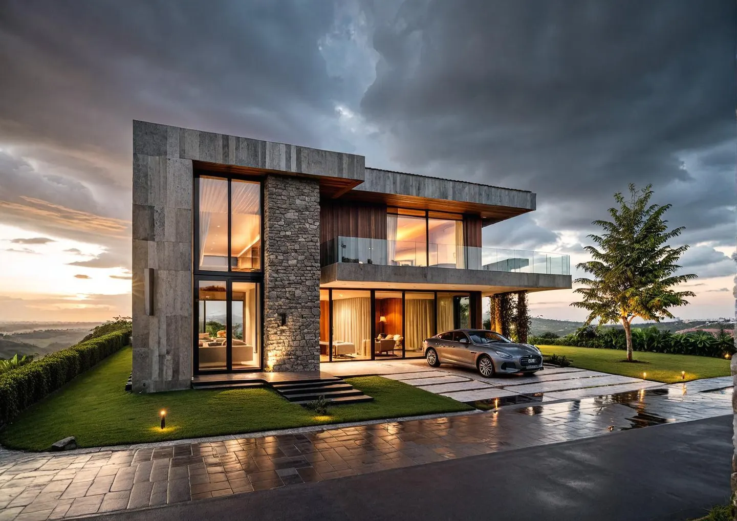 Render de casa campestre tipo 2 en Ruitoca Condominio
