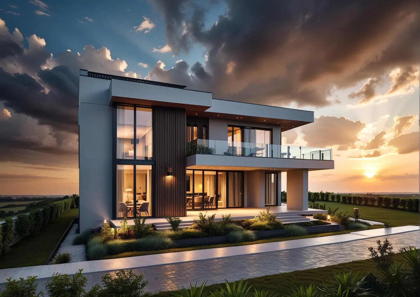 Render de casa campestre tipo 4 en Ruitoca Condominio